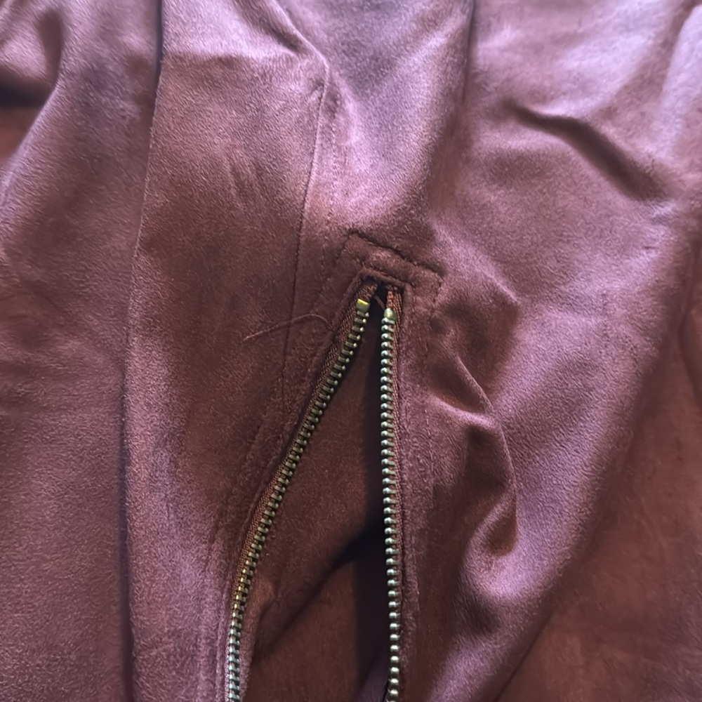 NWT Style & Company Maroon Moto Zip Jacket Size 3X - Picture 3 of 12